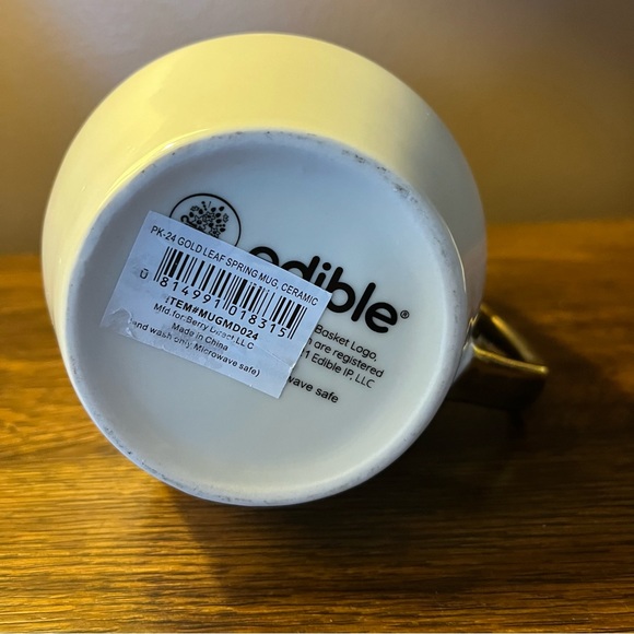 NEW with Tags Gold Leaf Spring Mug by Edible - Picture 9 of 9